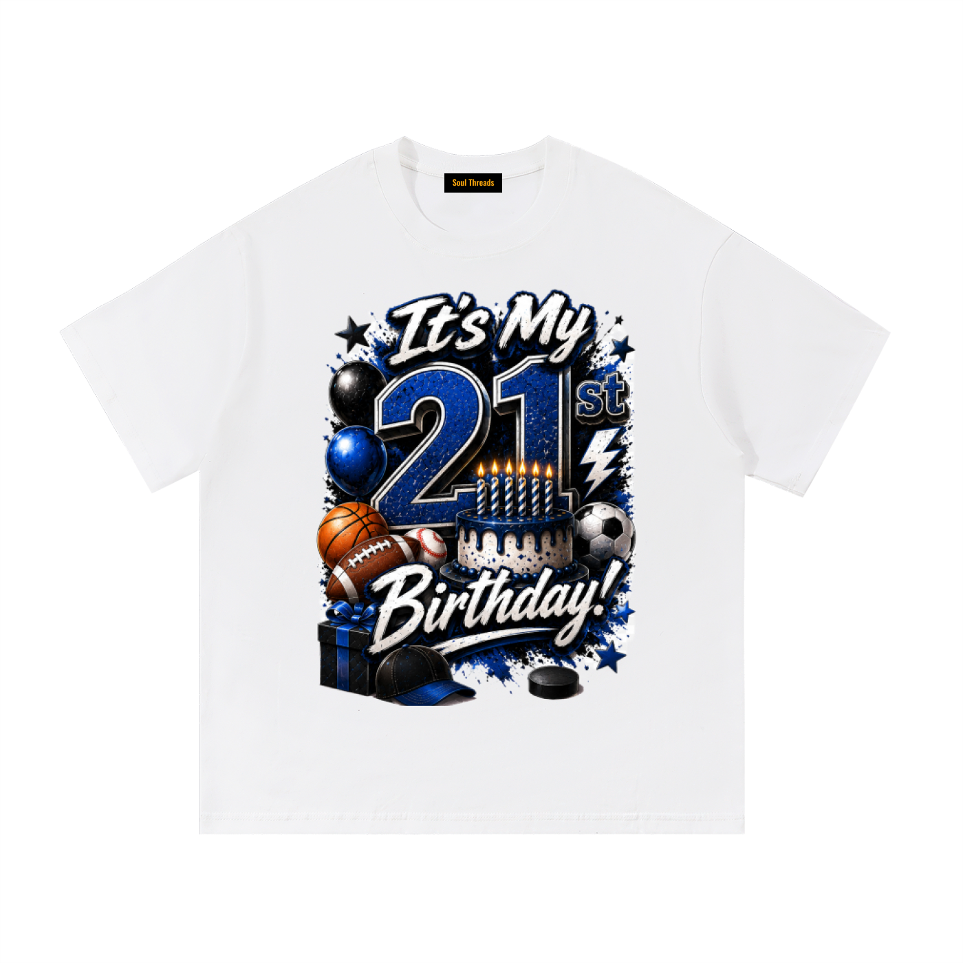 Young Mens 21st Birthday T-Shirt