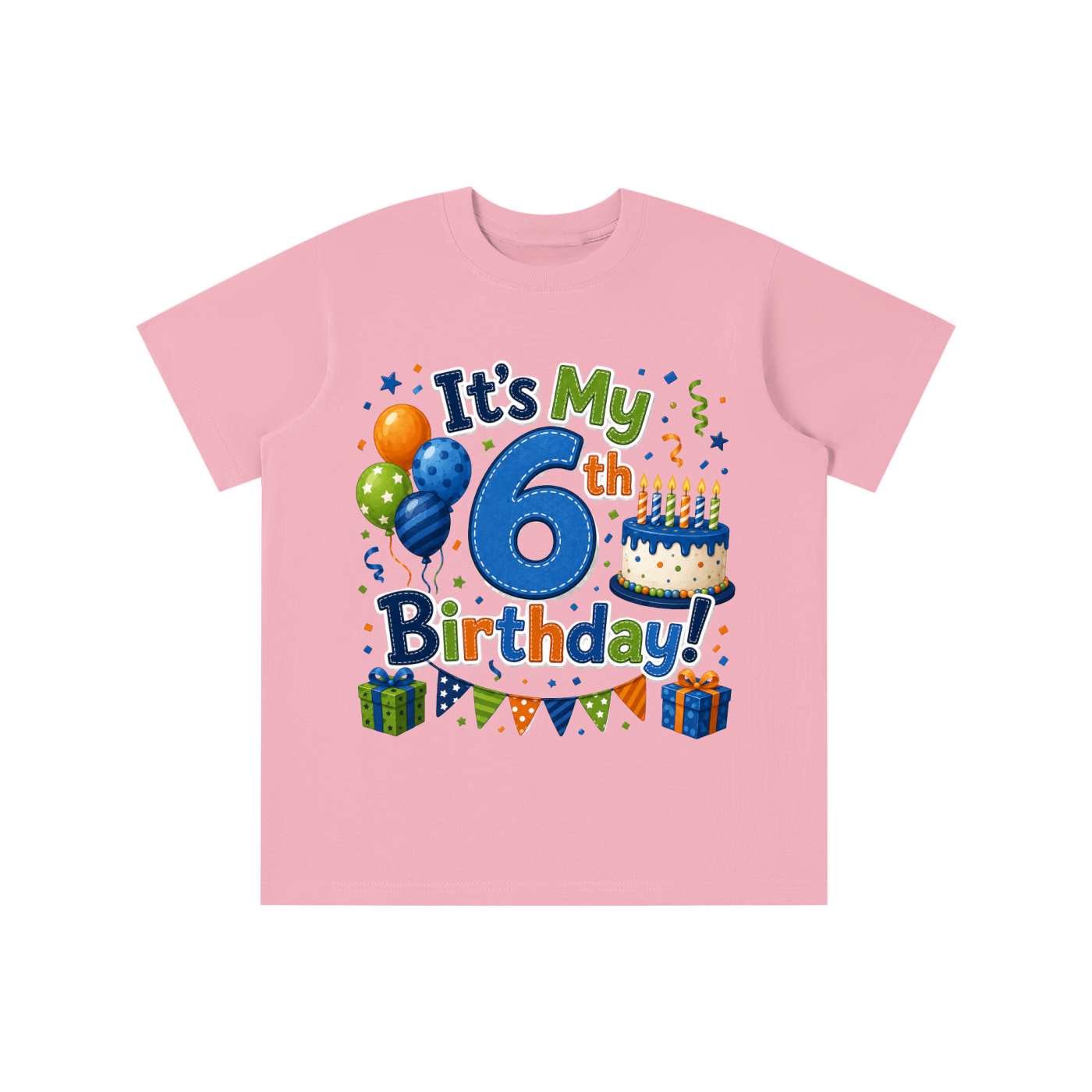 Boys 6th Birthday T-shirt