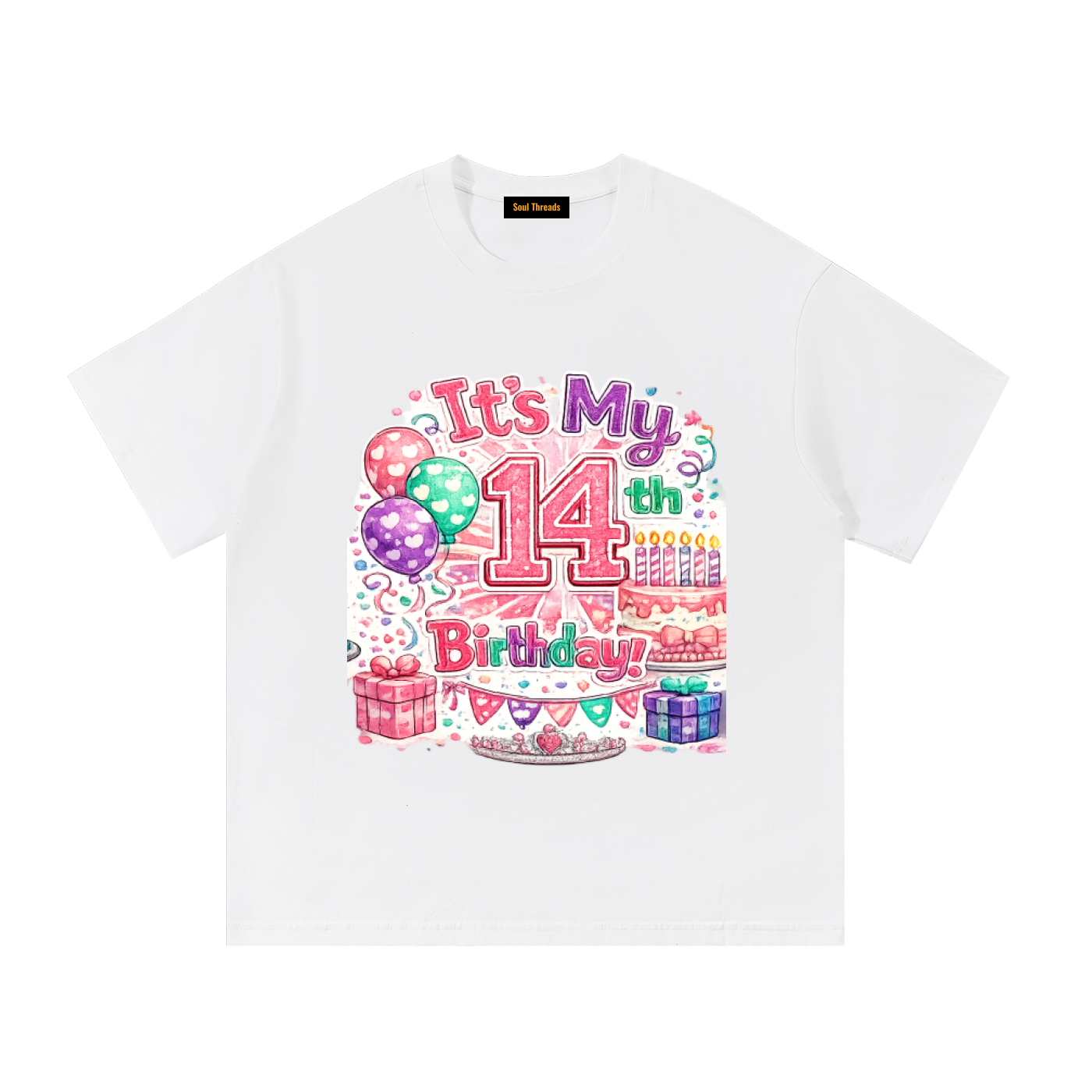 Young Womens 14th Birthday T-Shirt