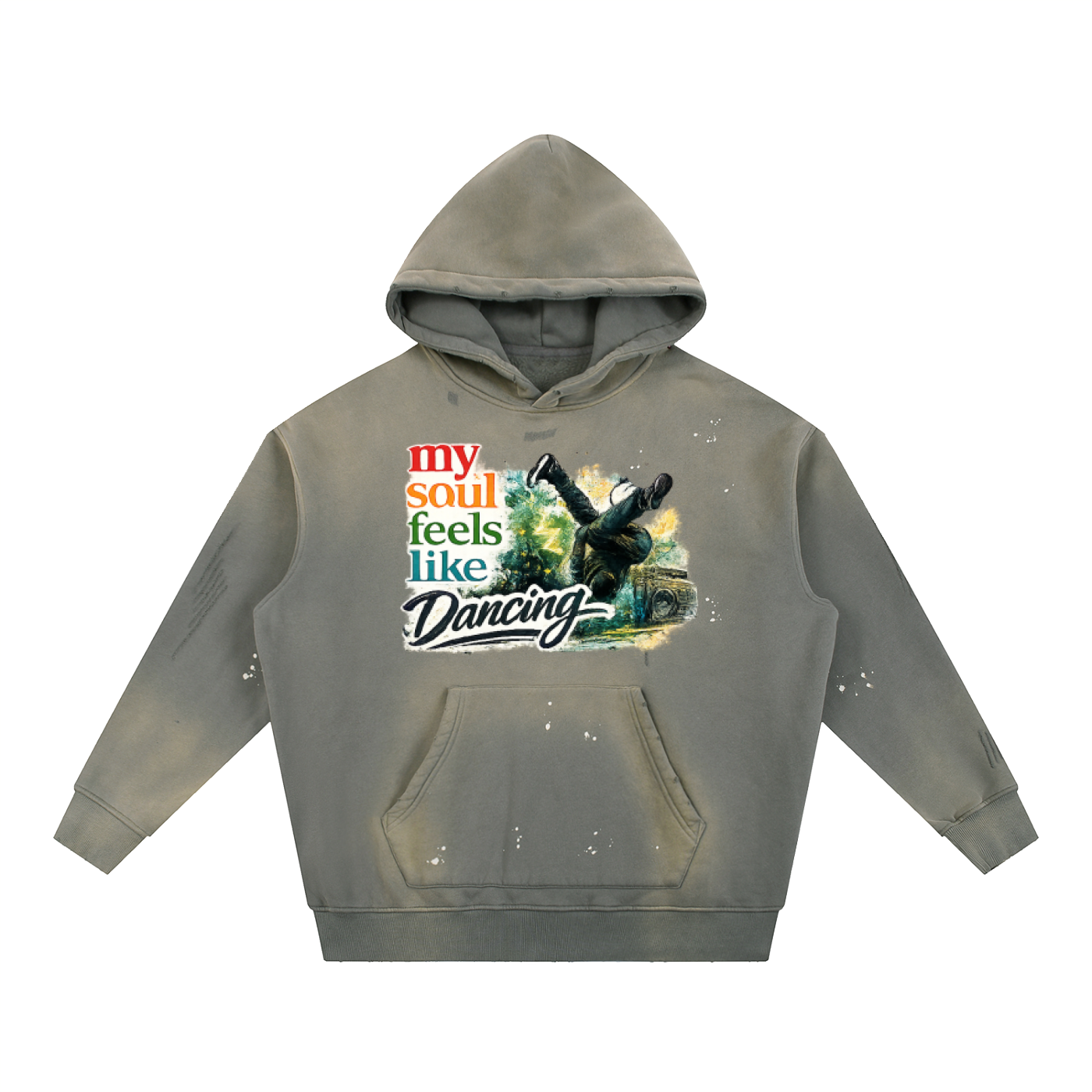 Frayed Dancing Hoodie