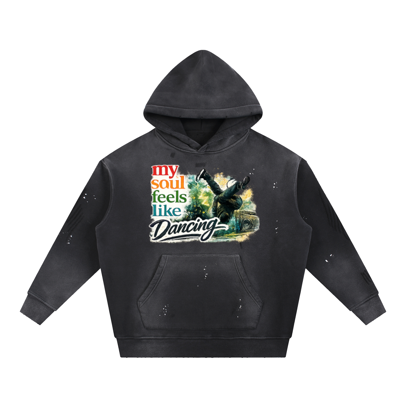 Frayed Dancing Hoodie