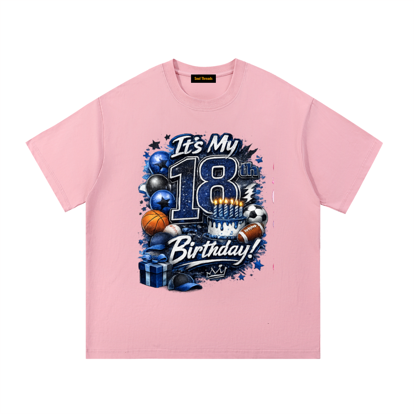 Young Mens 18th BIrthday T-Shirt
