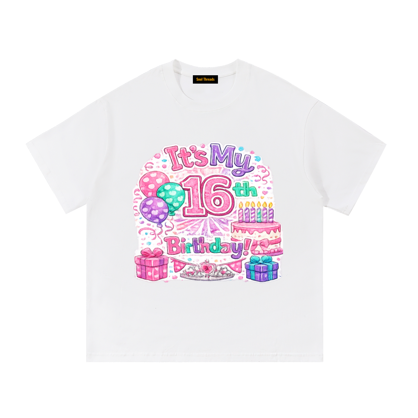 Young Womens 16th Birthday T-Shirt