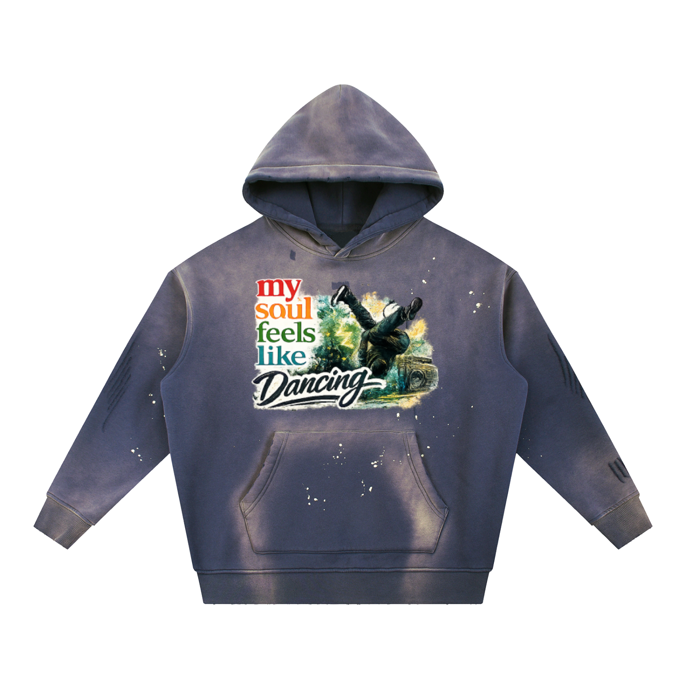 Frayed Dancing Hoodie