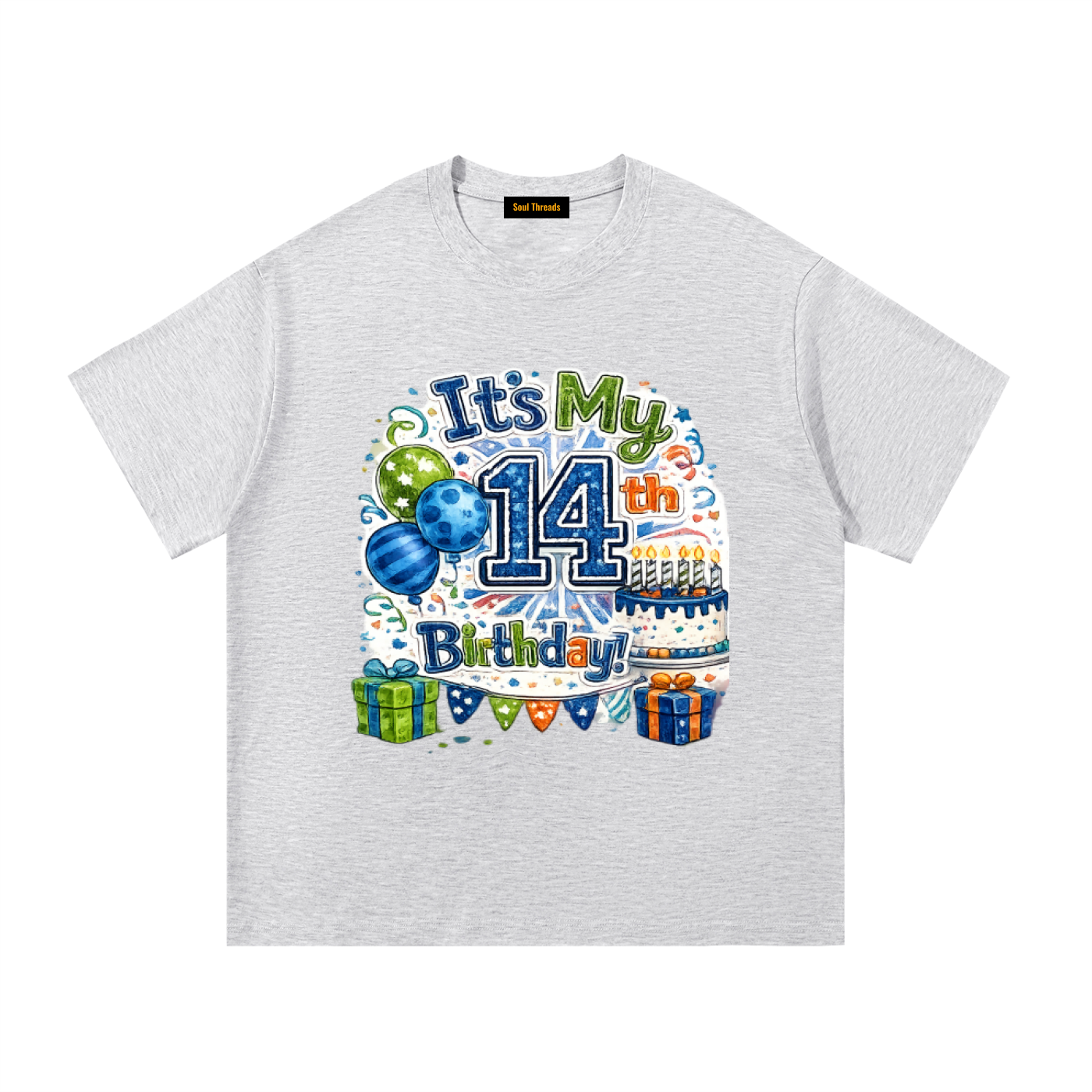 Young Mens 14th Birthday T-Shirt