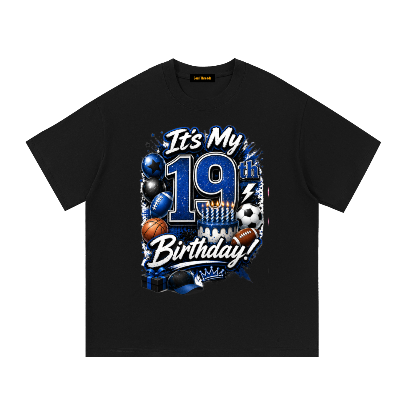 Young Mens 19th Birthday T-Shirt