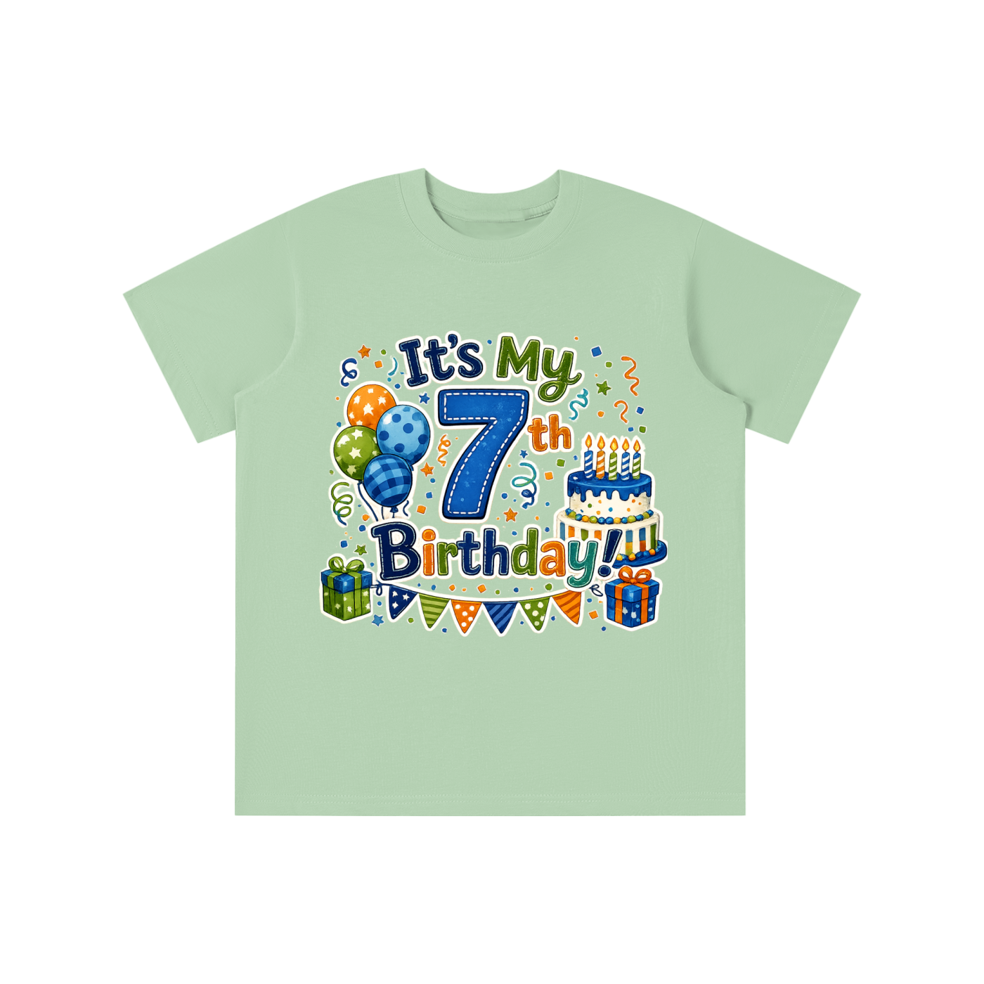 Boys 7th Birthday T-shirt