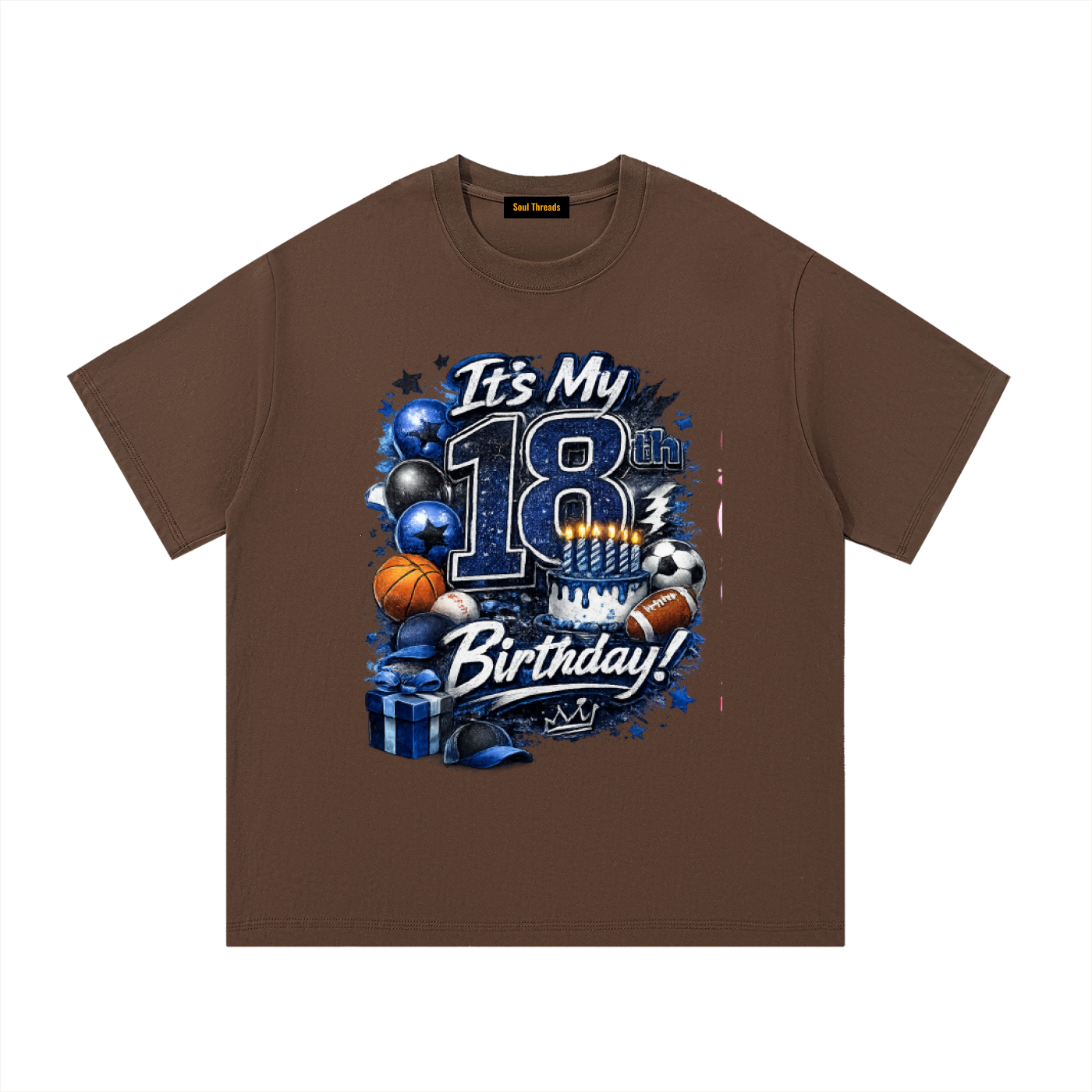 Young Mens 18th BIrthday T-Shirt