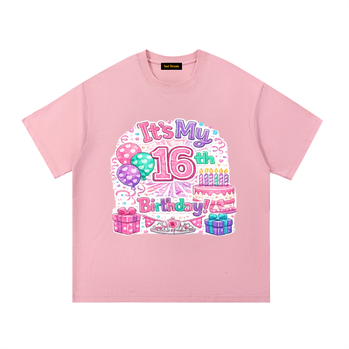Young Womens 16th Birthday T-Shirt