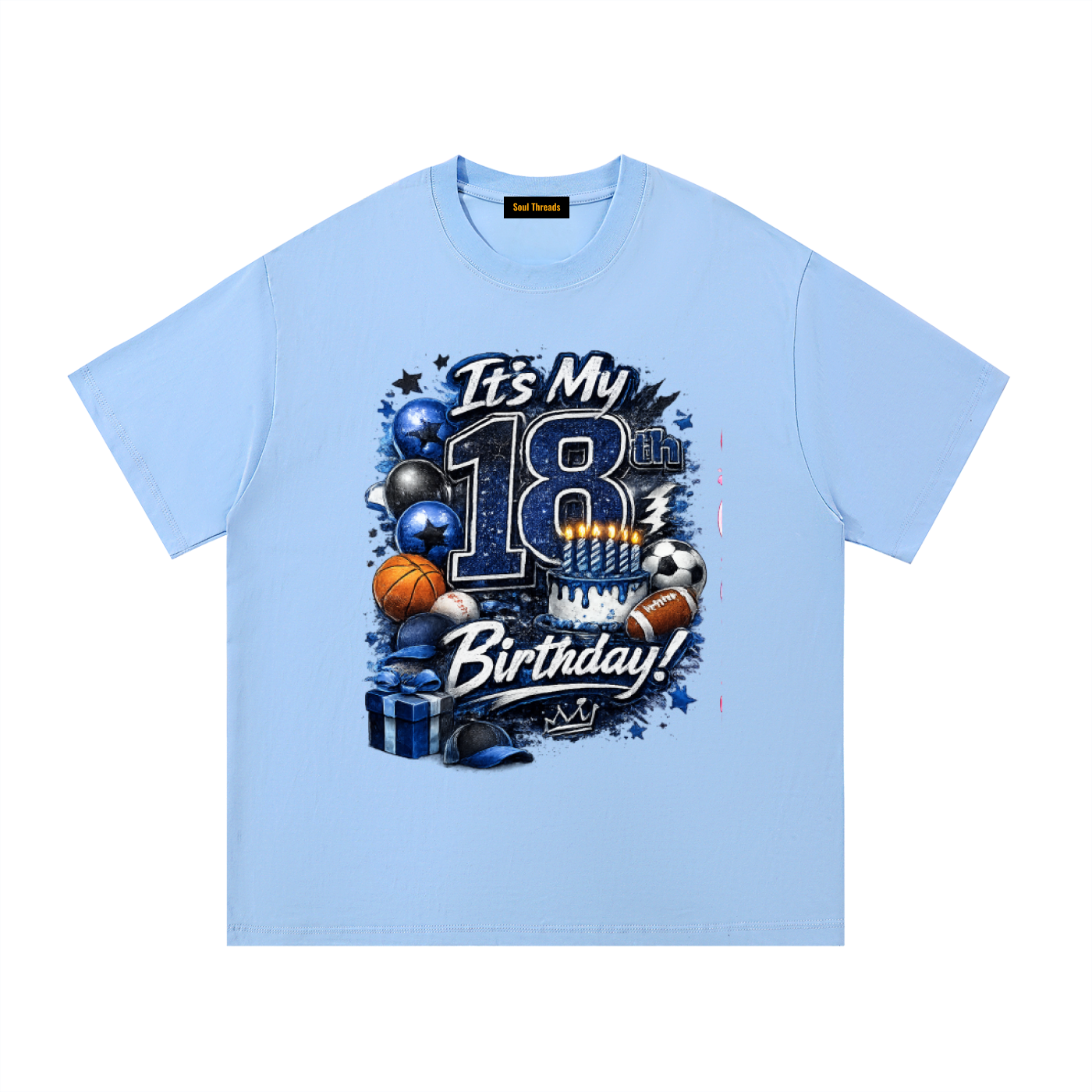 Young Mens 18th BIrthday T-Shirt