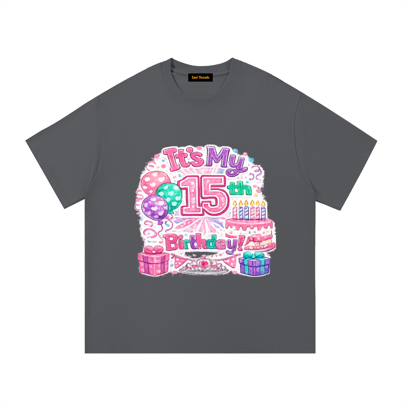 Young Womens 15th Birthday T-Shirt