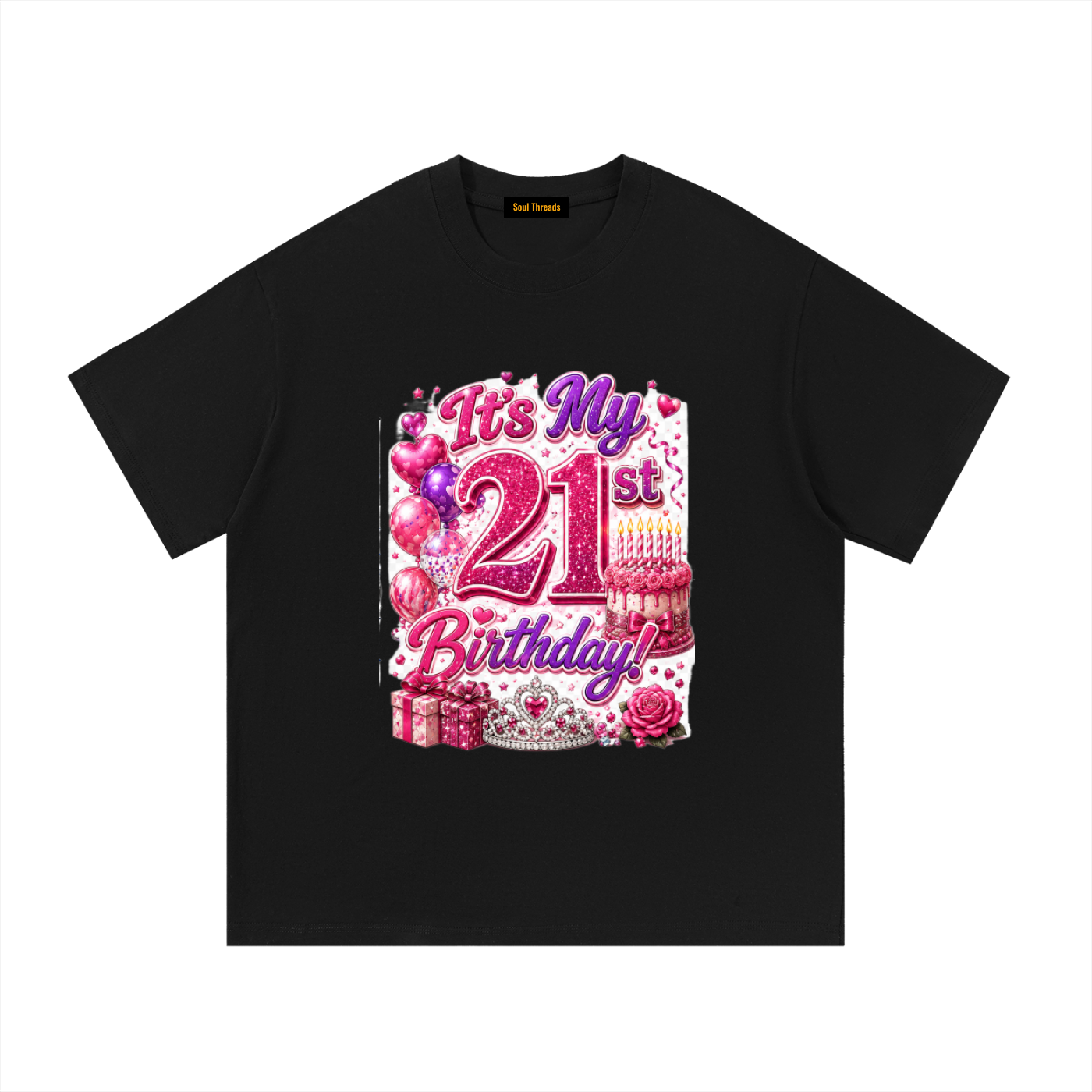Young Womens 21st Birthday T-Shirt