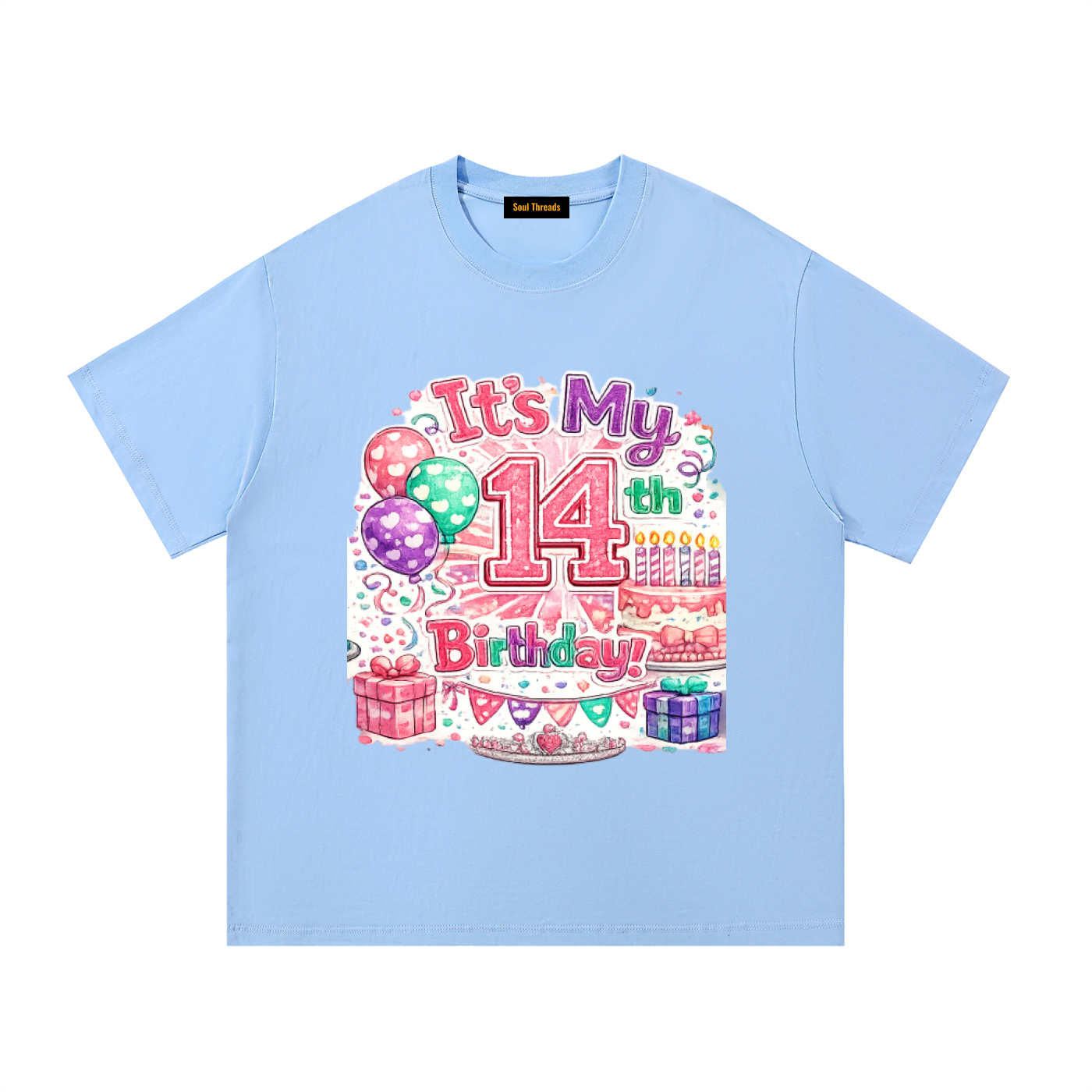 Young Womens 14th Birthday T-Shirt
