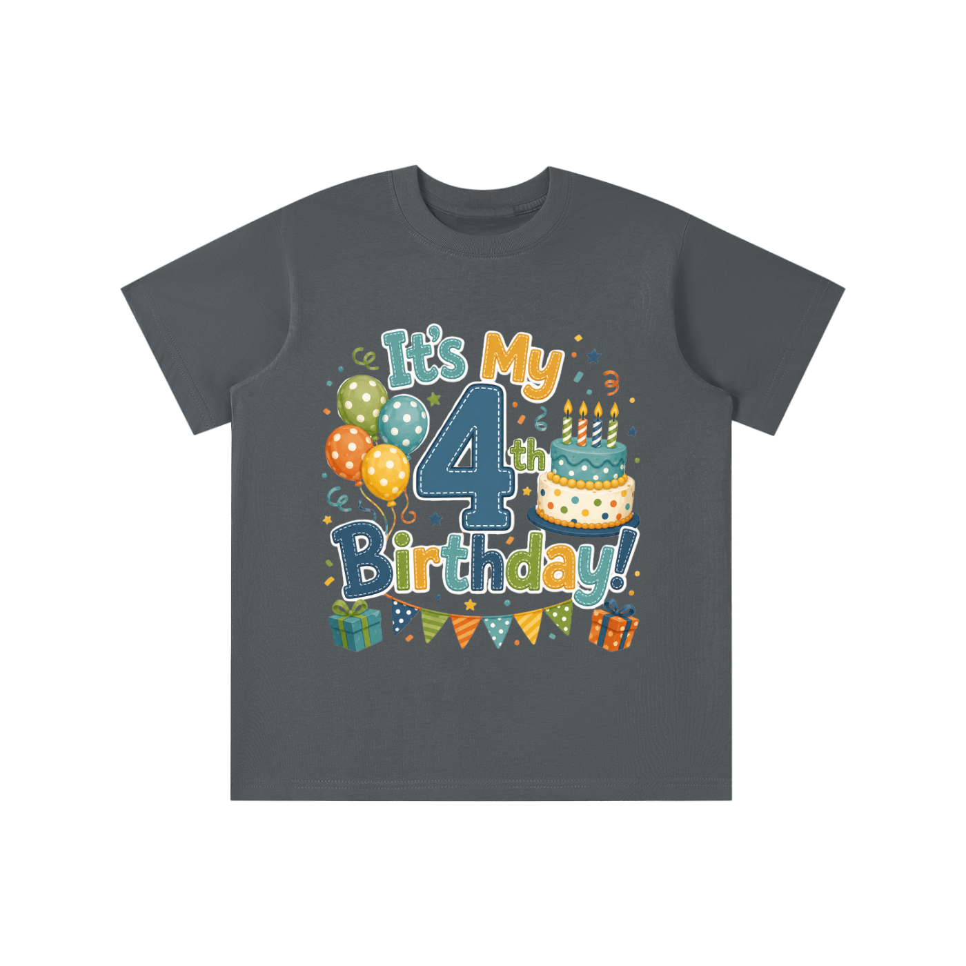 Boys 4th Birthday T-shirt
