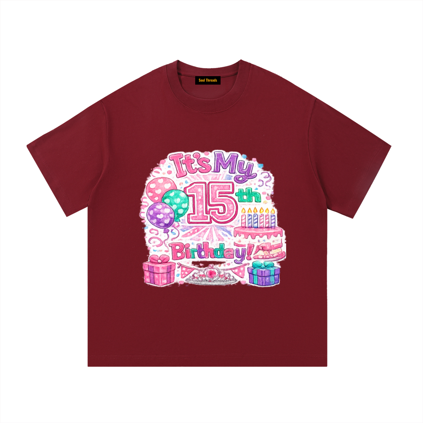 Young Womens 15th Birthday T-Shirt