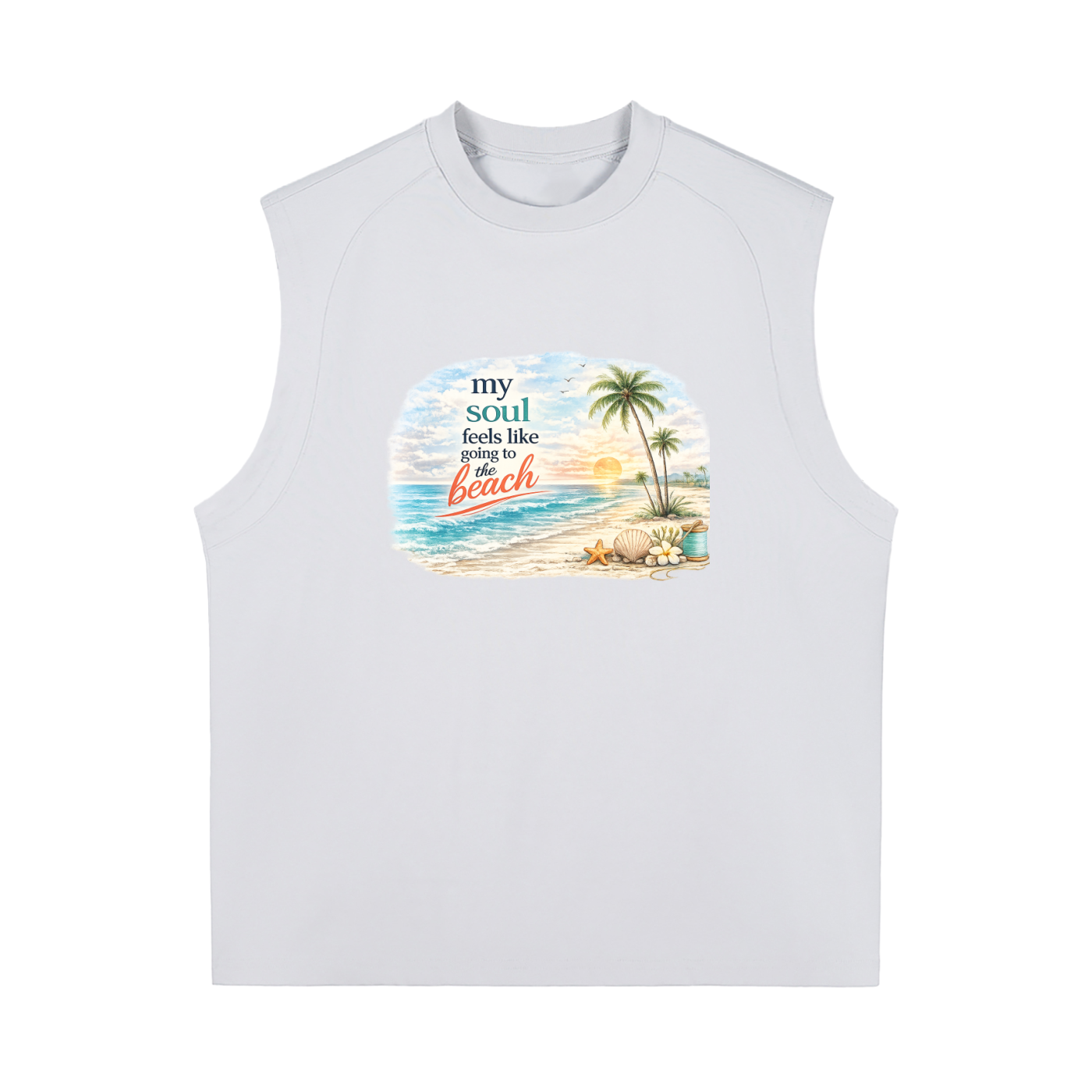 Quick-Dry Beach Tank Top