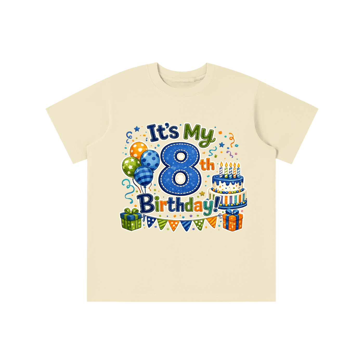 Boys 8th Birthday T-shirt