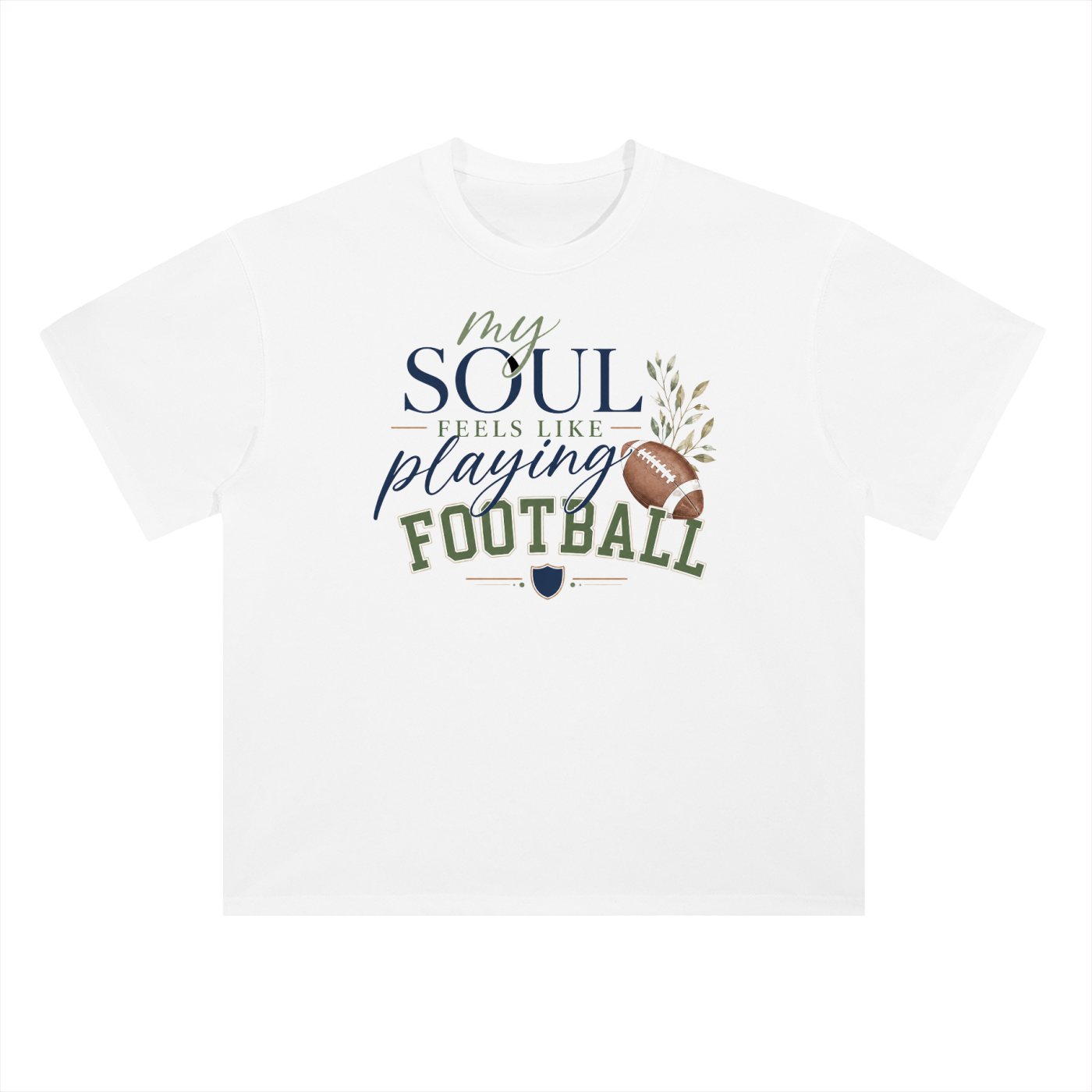 Heavyweight Football T-Shirt