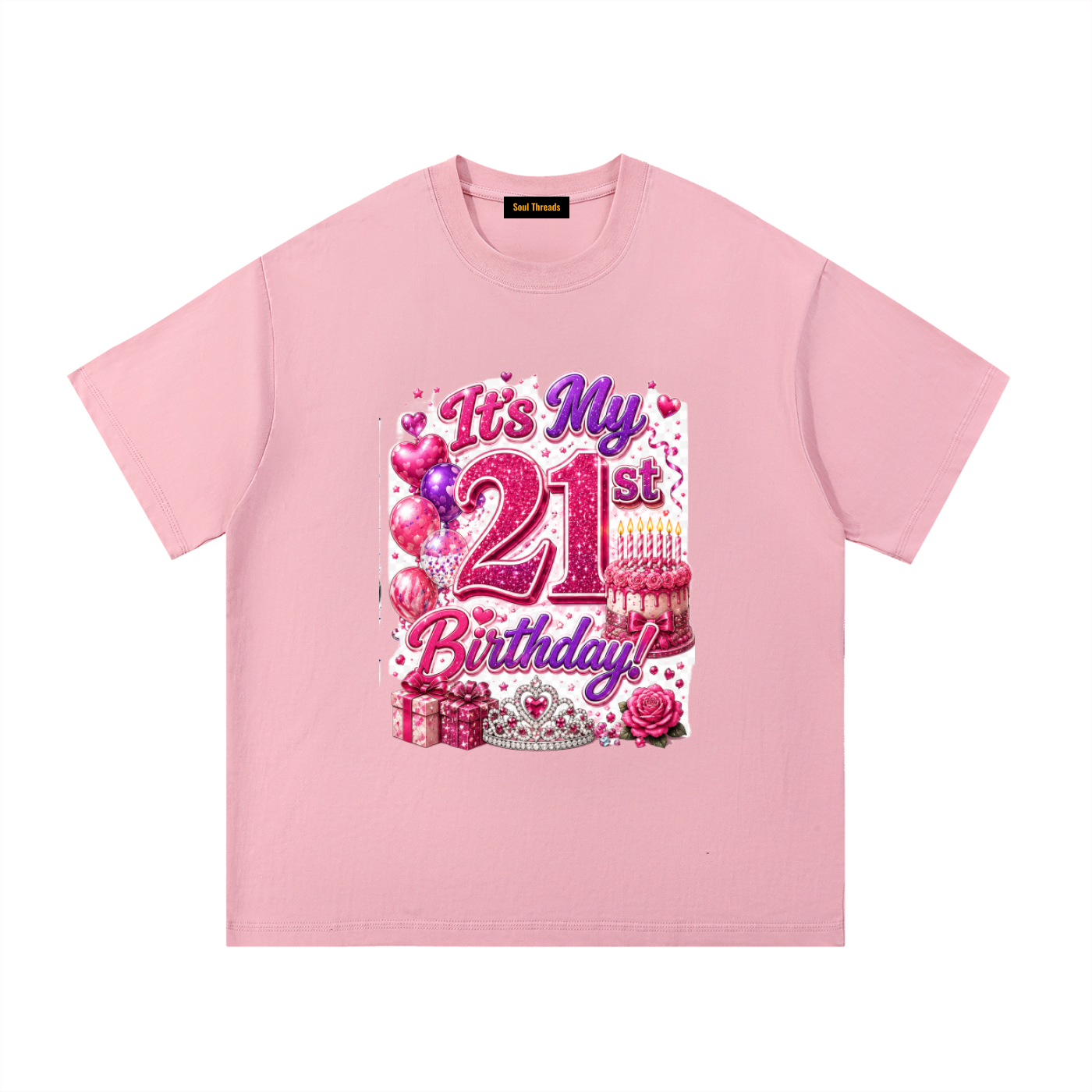 Young Womens 21st Birthday T-Shirt