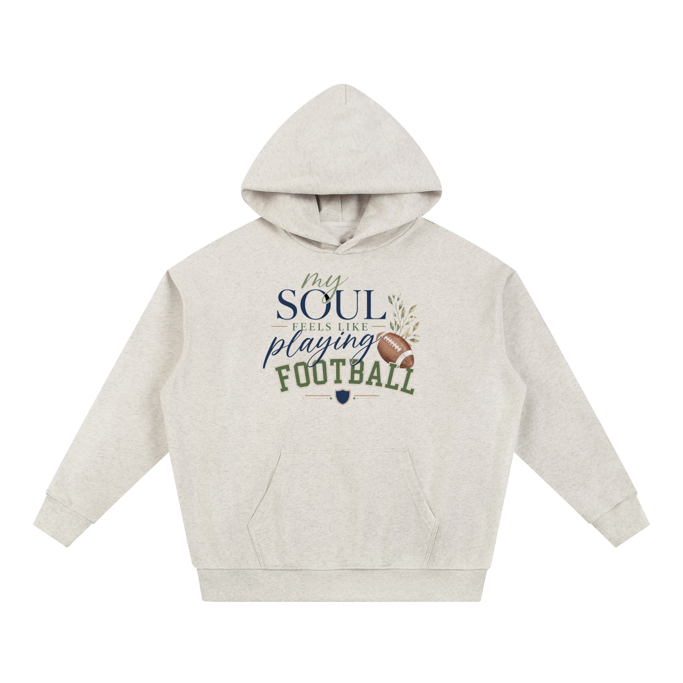 Heavyweight Football Hoodie