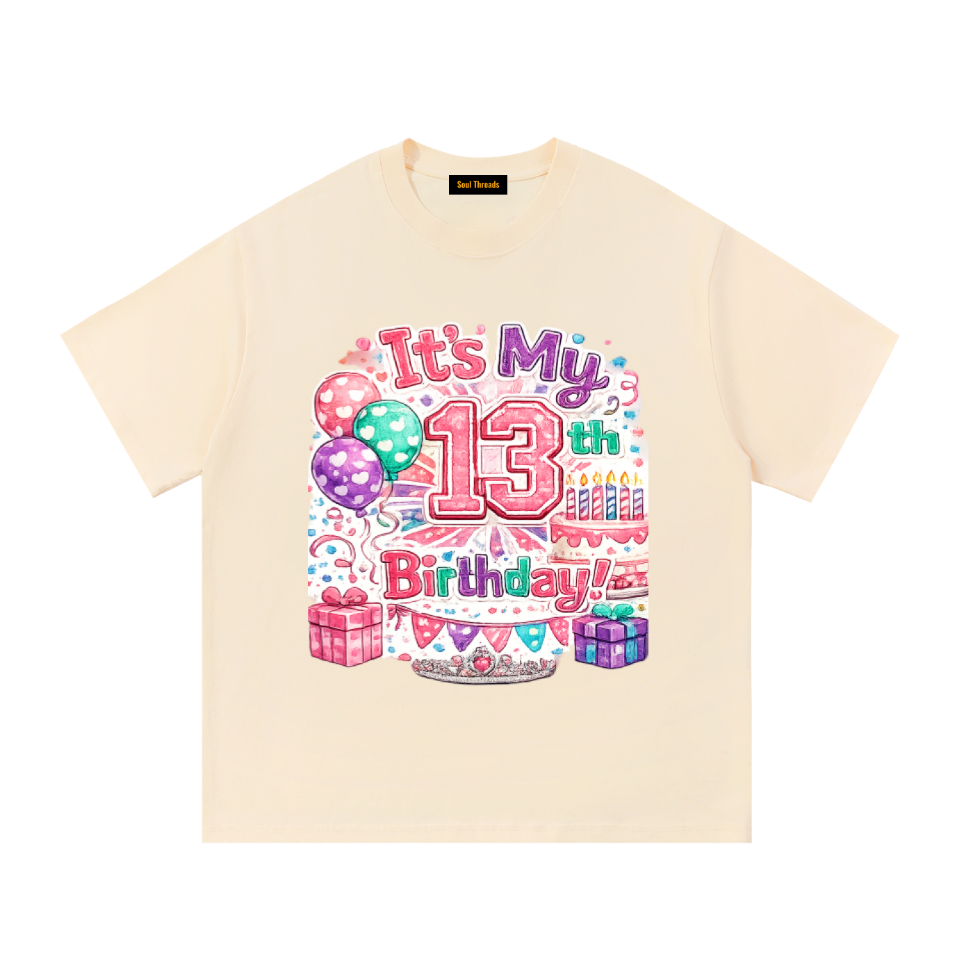 Young Womens 13th Birthday T-Shirt