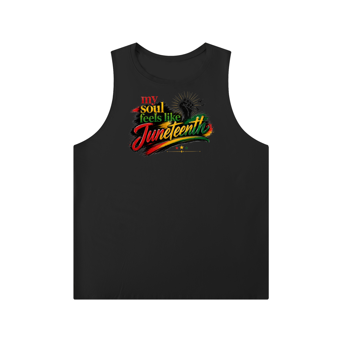 Men's Juneteenth Crewneck Tank Top