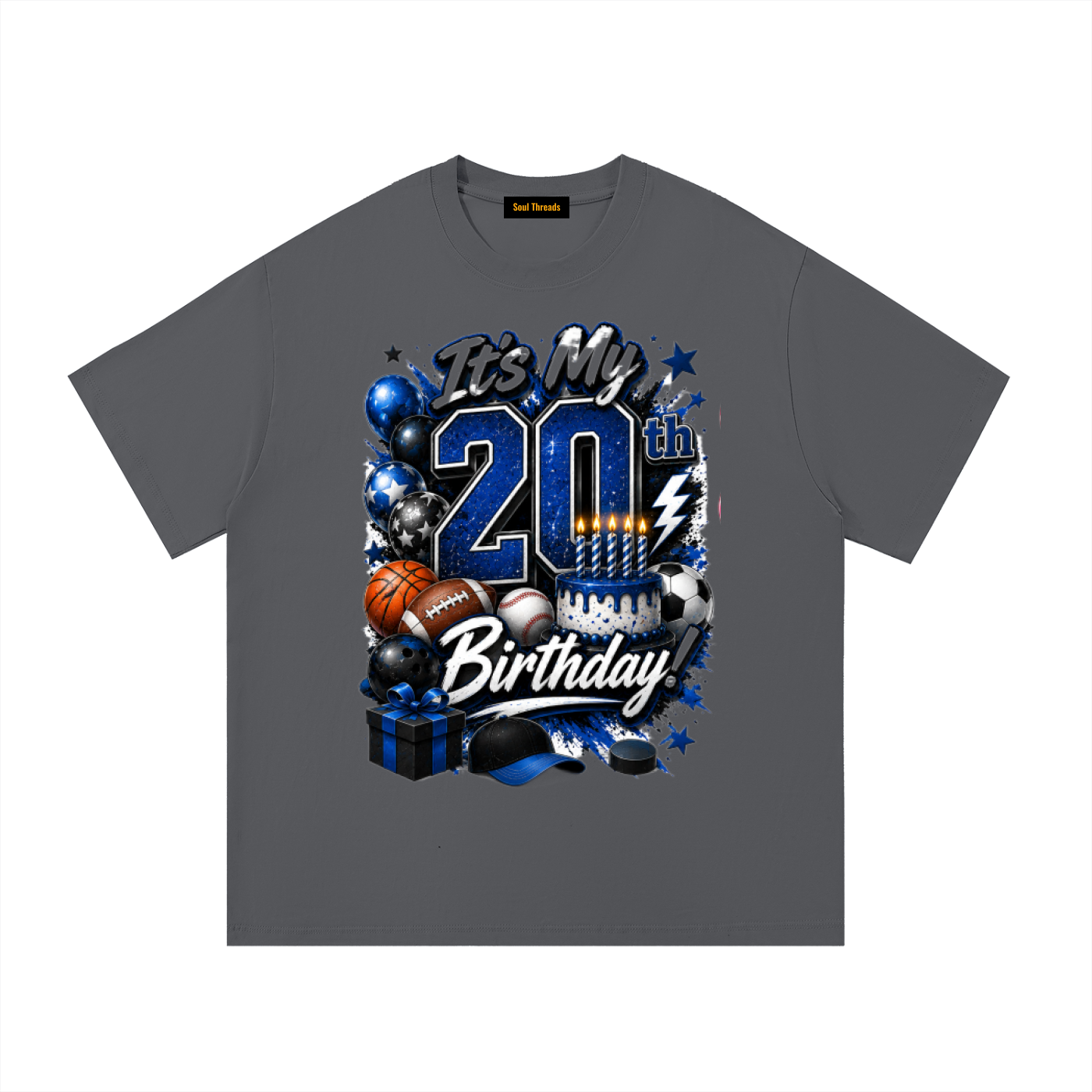 Young Mens 20th Birthday T-Shirt