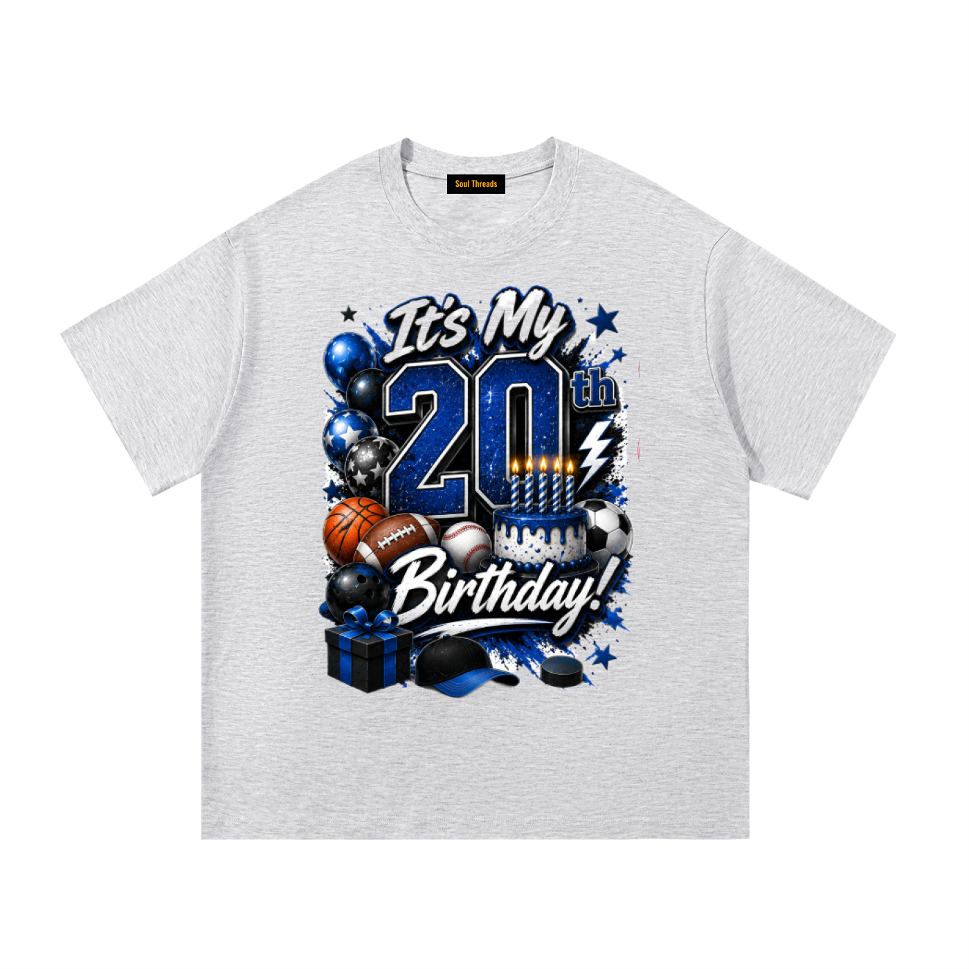 Young Mens 20th Birthday T-Shirt