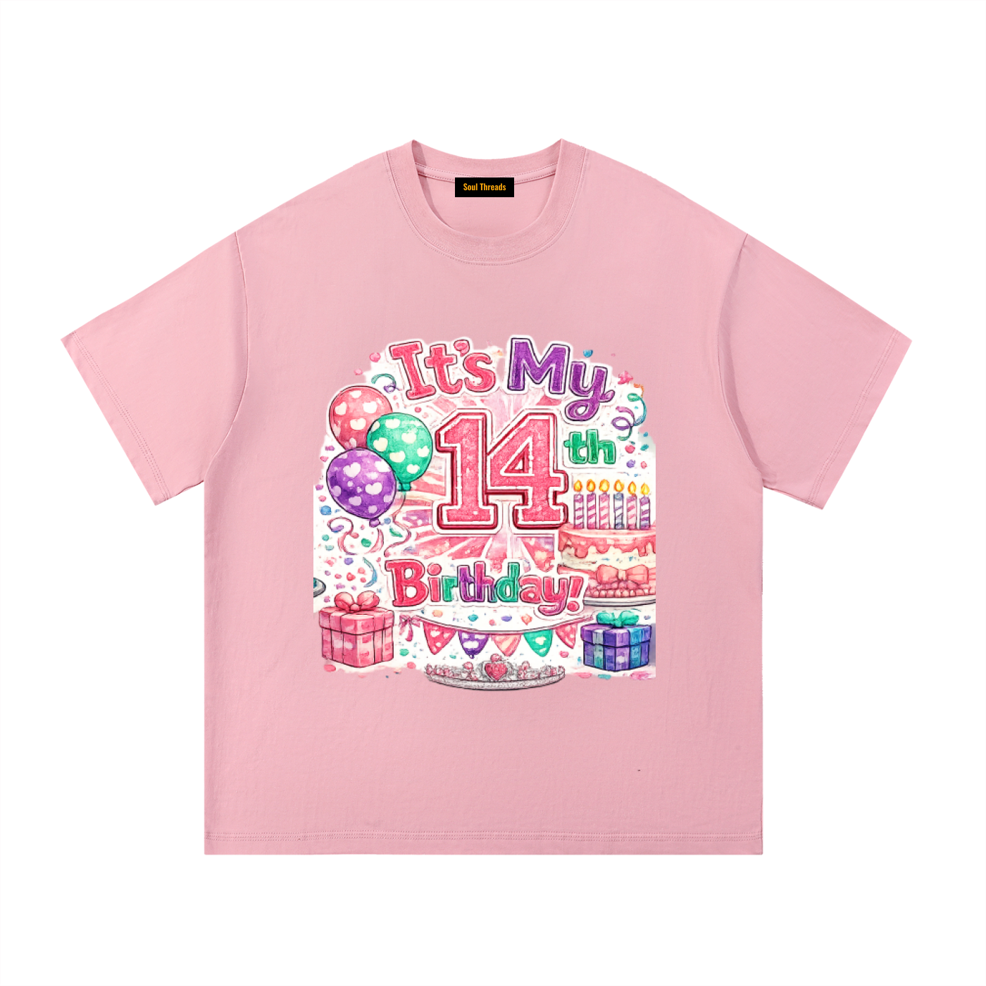 Young Womens 14th Birthday T-Shirt