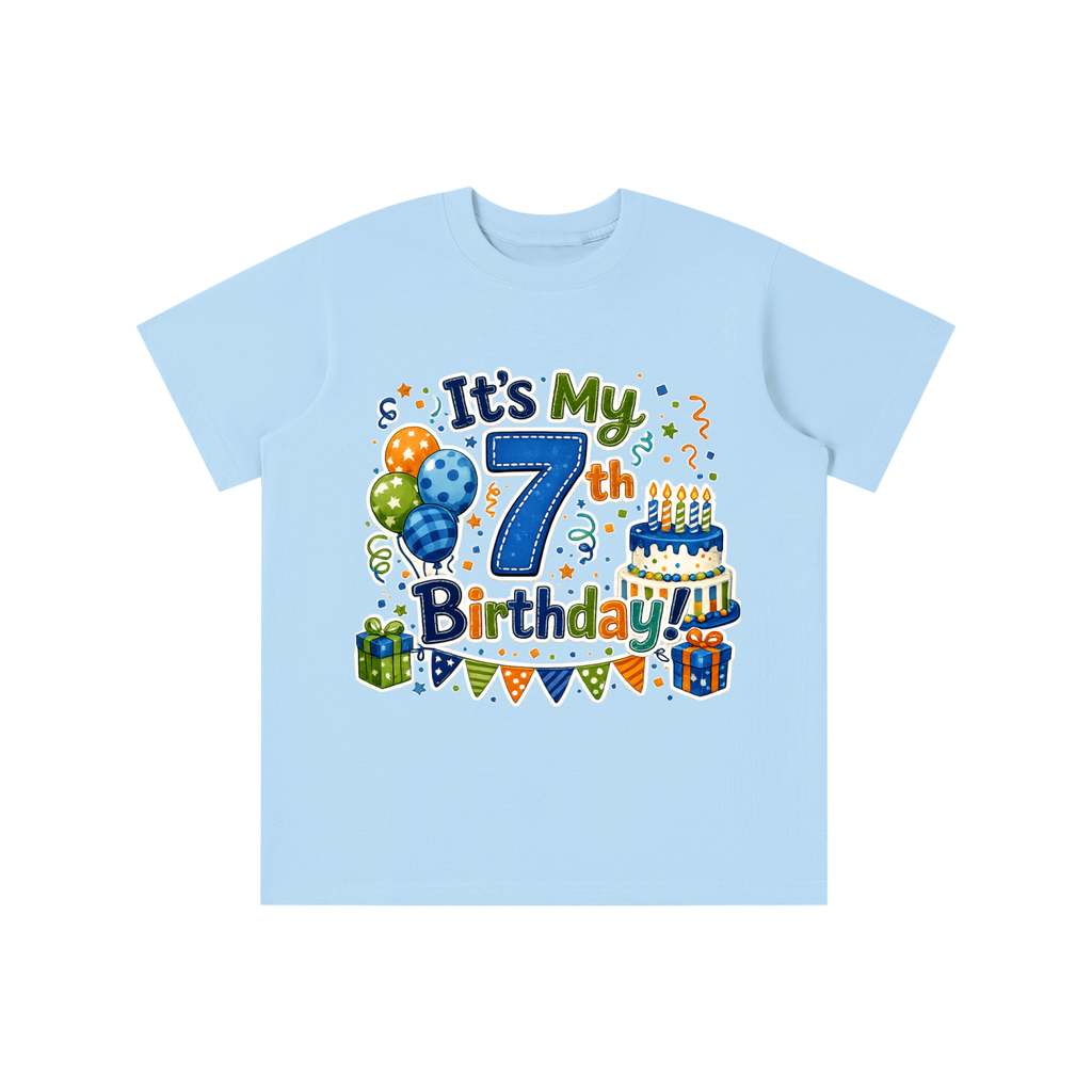 Boys 7th Birthday T-shirt