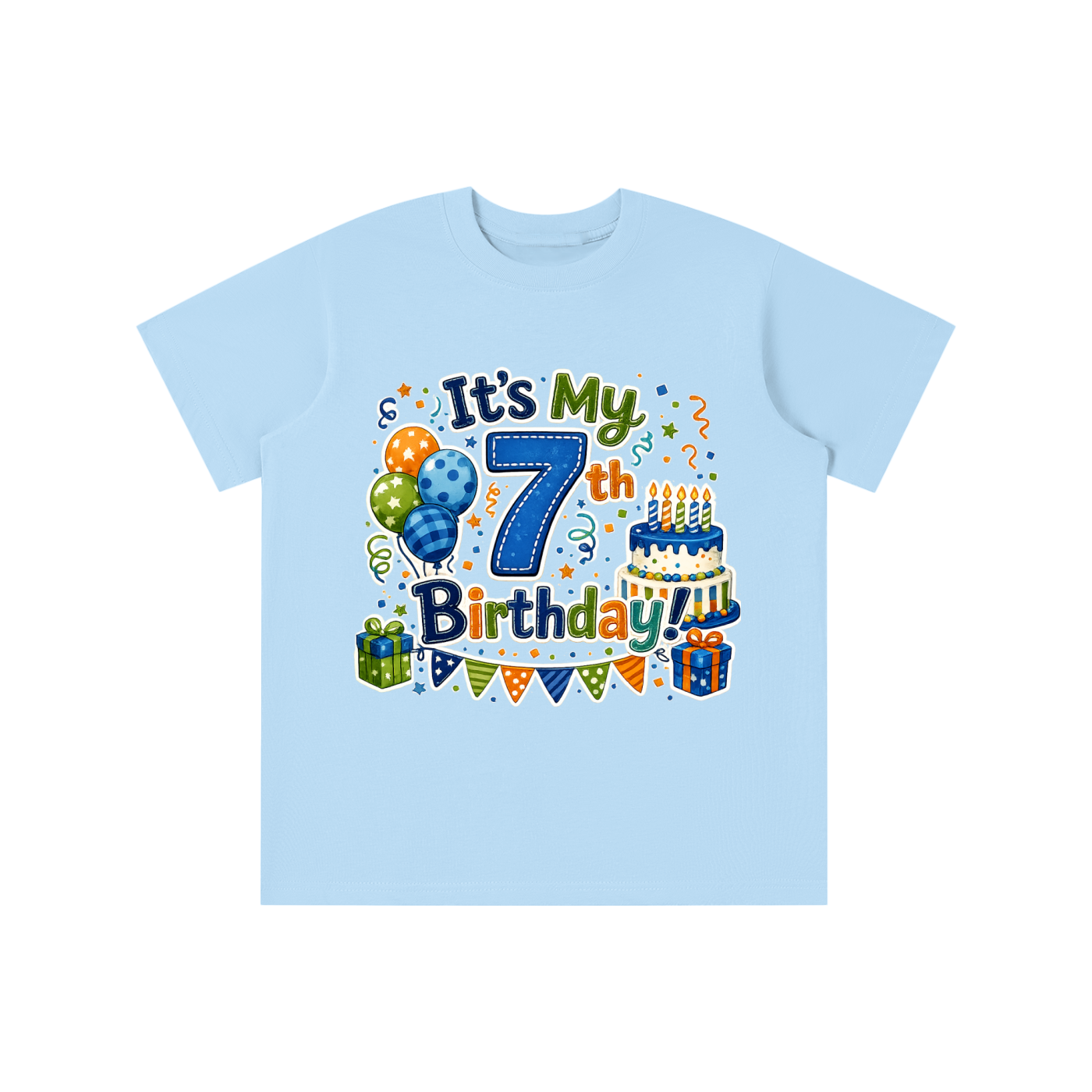 Boys 7th Birthday T-shirt