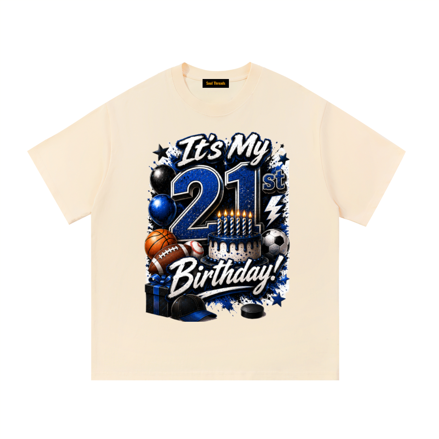 Young Mens 21st Birthday T-Shirt