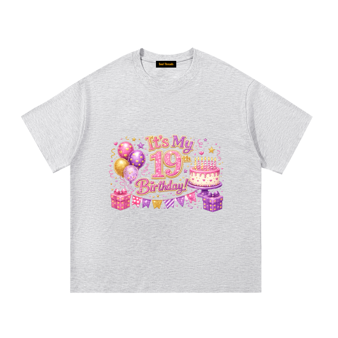 Young Womens 19th Birthday T-Shirt