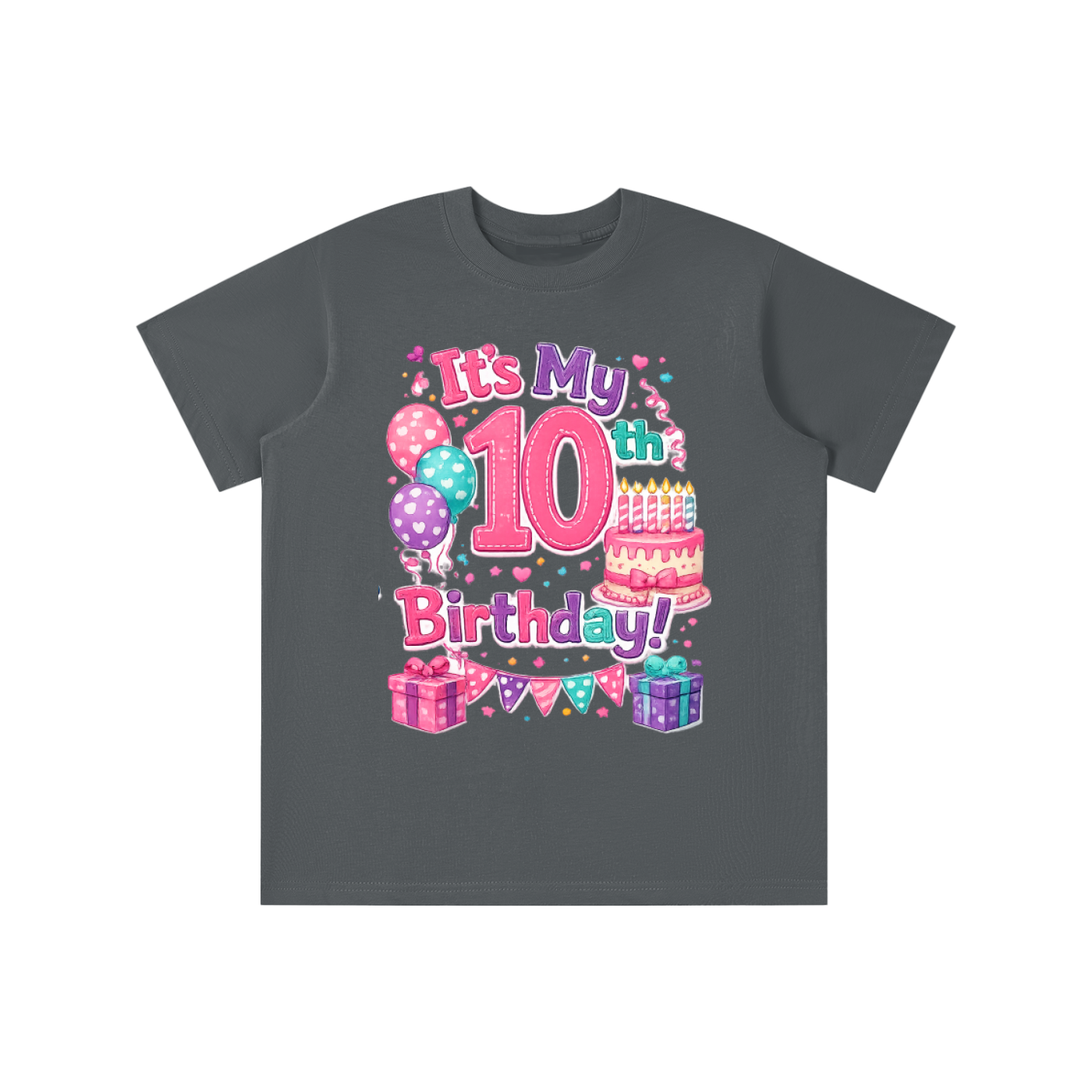 Girls 10th Birthday T-shirt