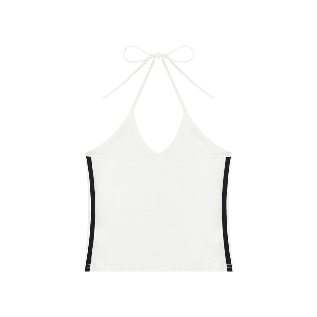 Women's Beach Halter Crop Tank Top
