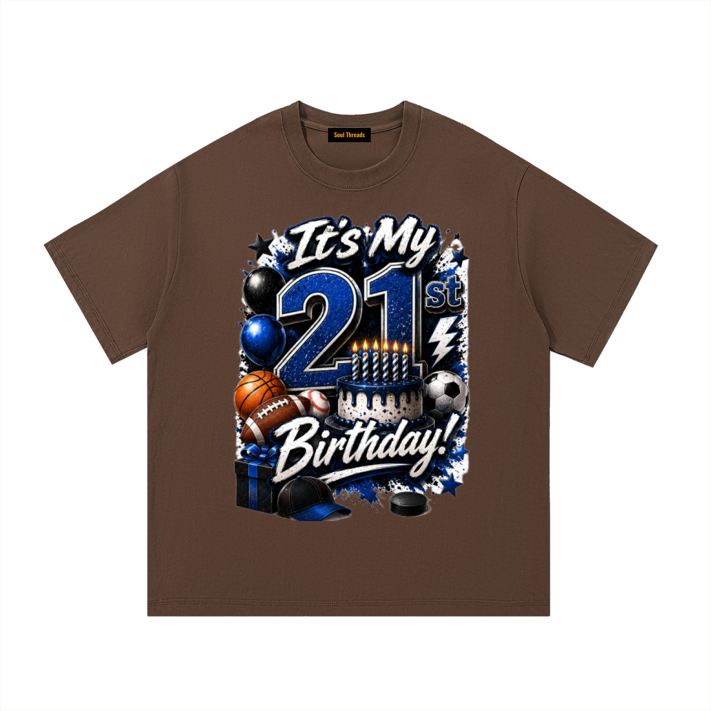 Young Mens 21st Birthday T-Shirt