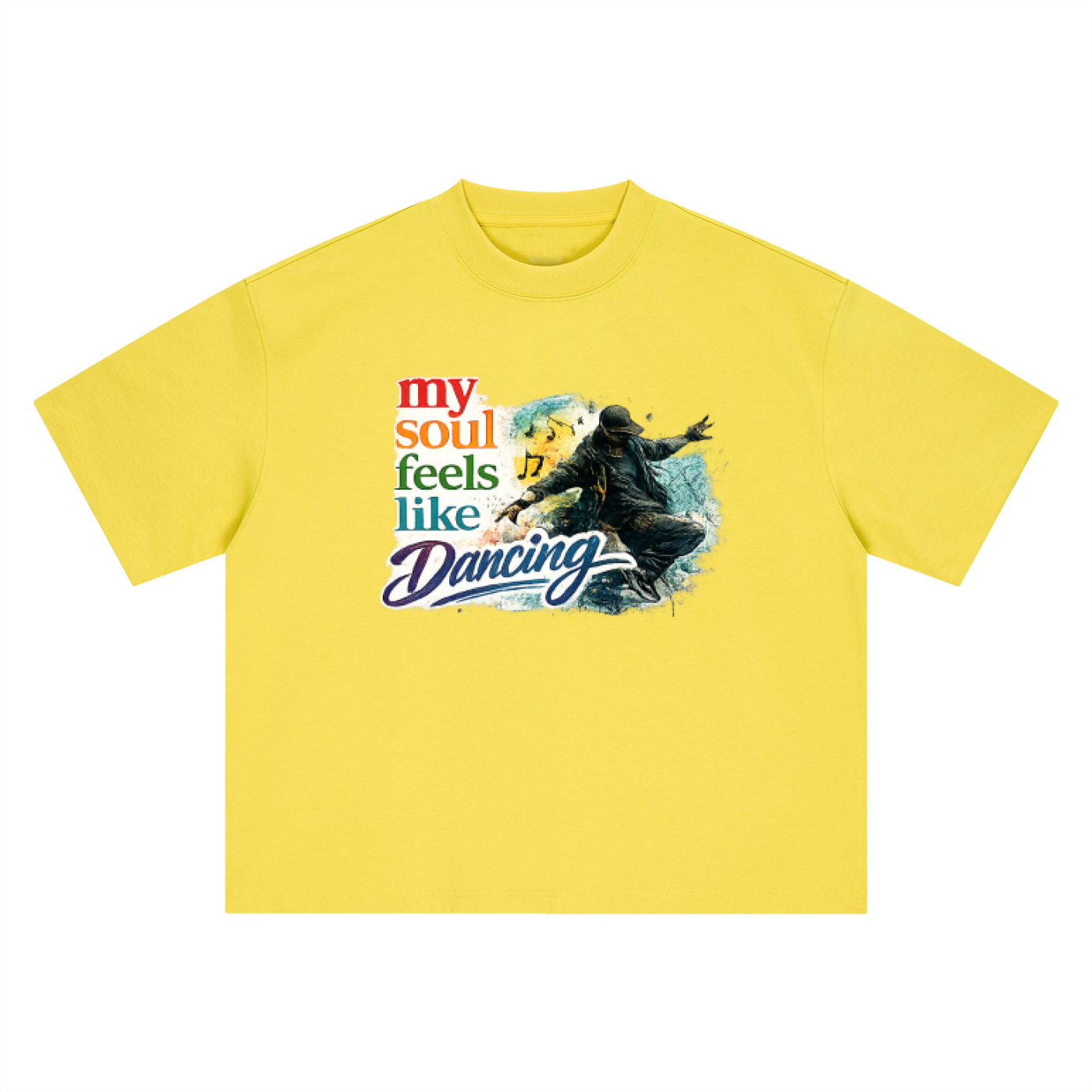 Boxy Oversized Dancing T-Shirt