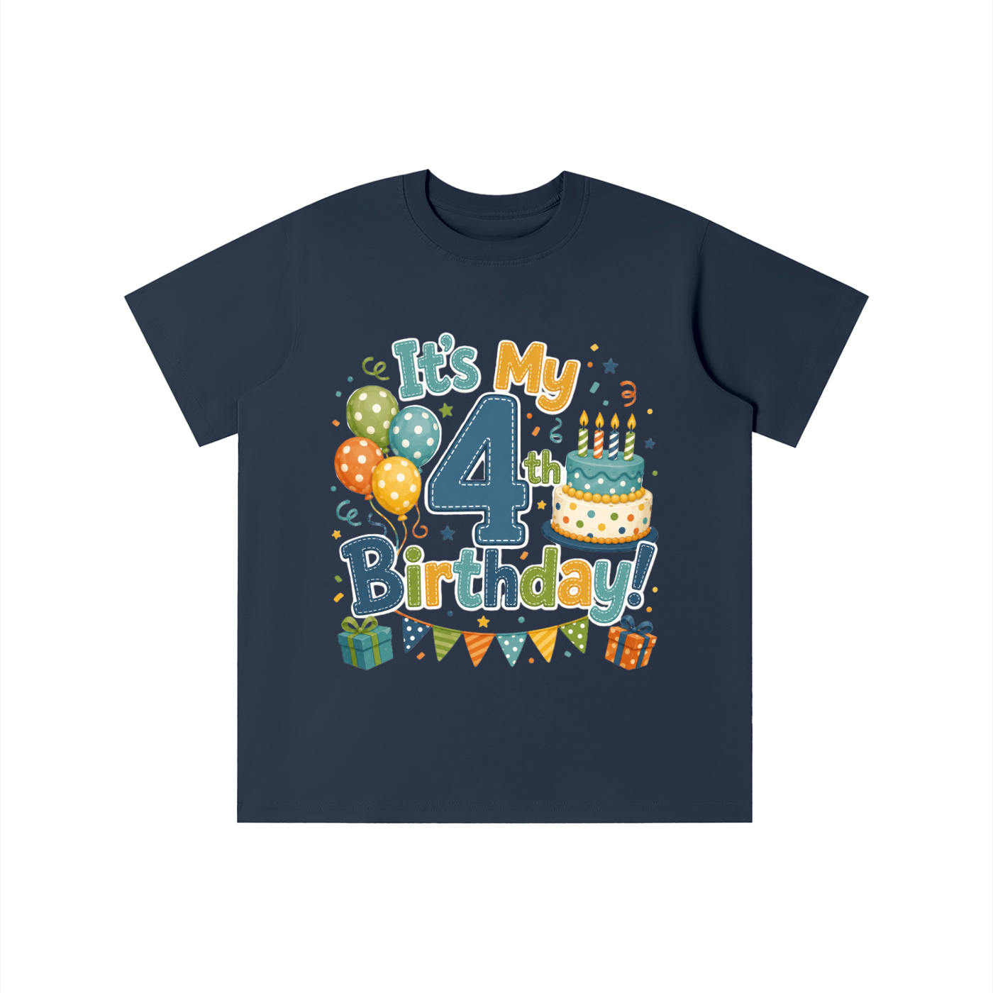 Boys 4th Birthday T-shirt
