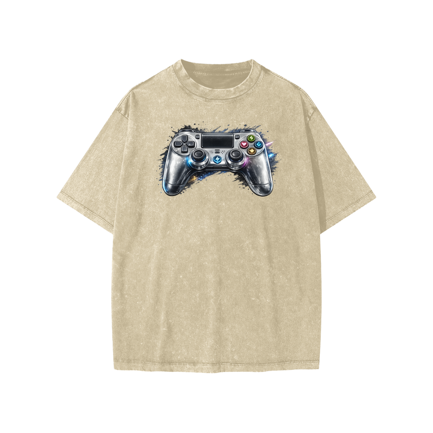 Washed Kids'  Gaming T-Shirt