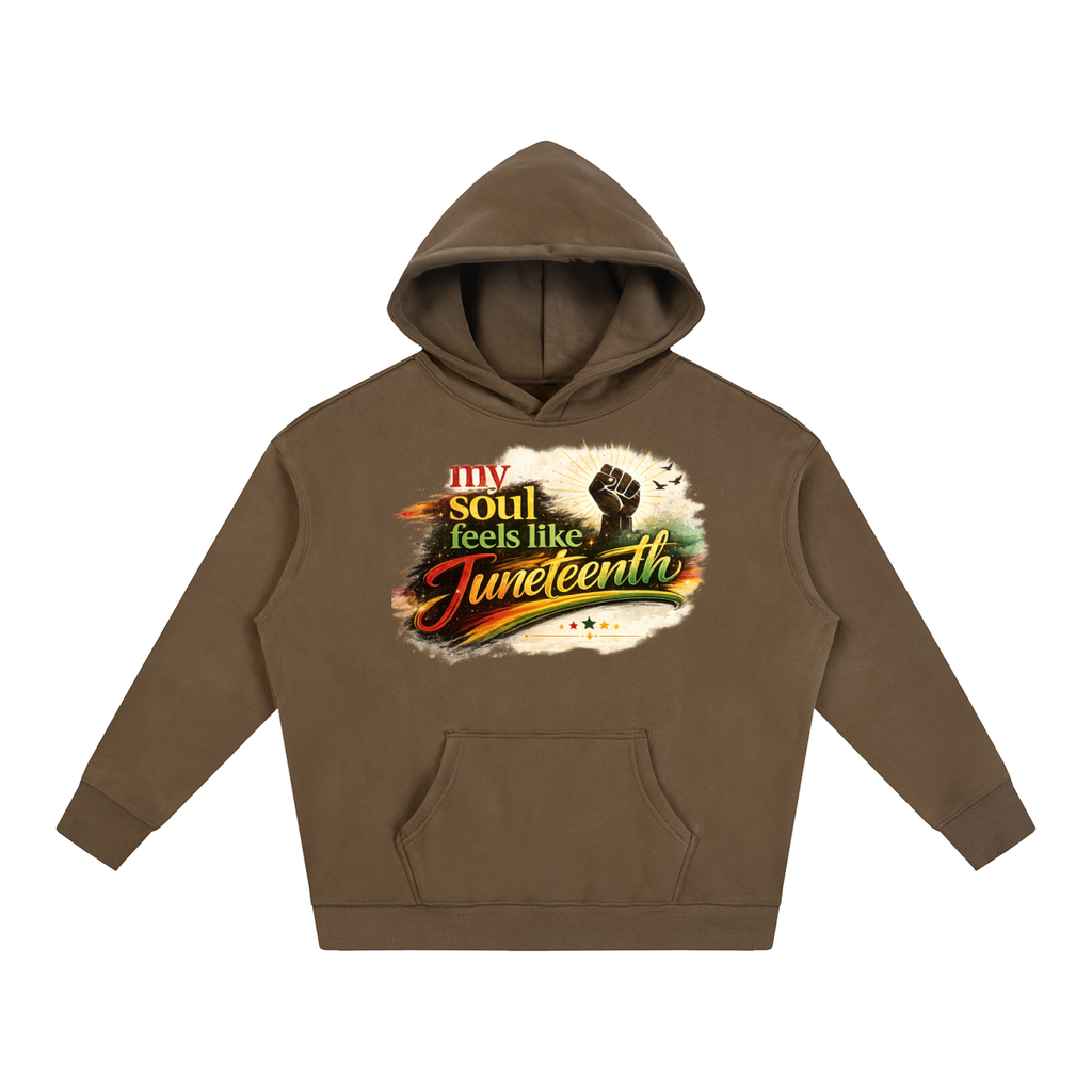 Sudadera con capucha de Juneteenth con forro polar