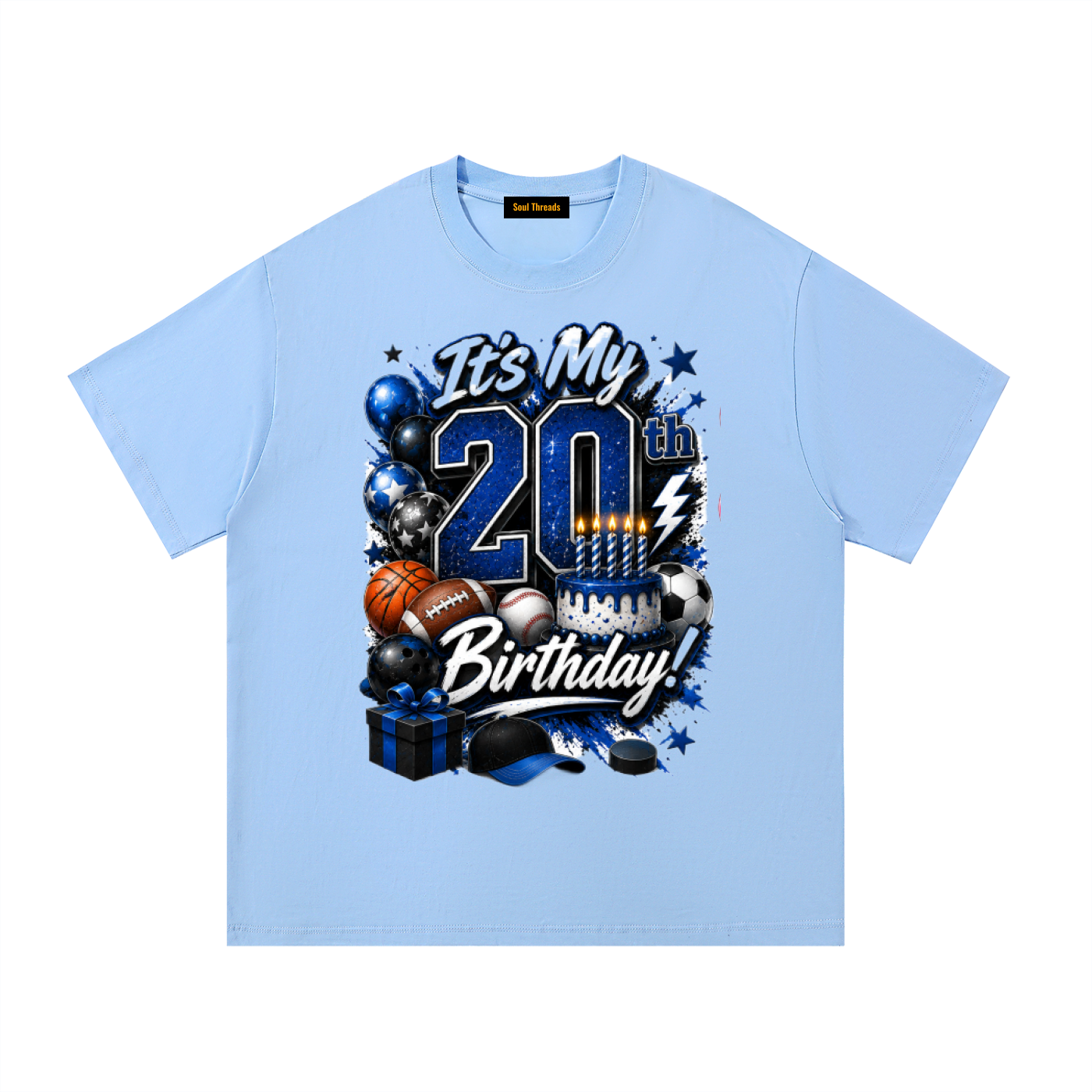Young Mens 20th Birthday T-Shirt