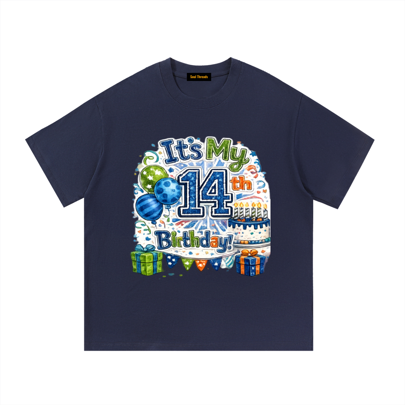 Young Mens 14th Birthday T-Shirt