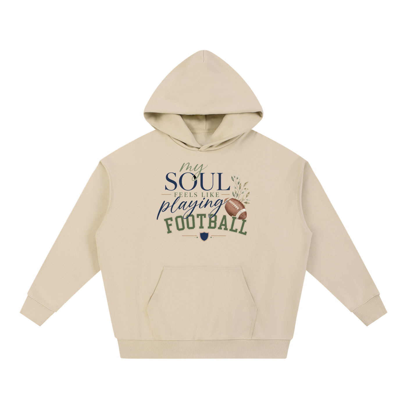 Heavyweight Football Hoodie