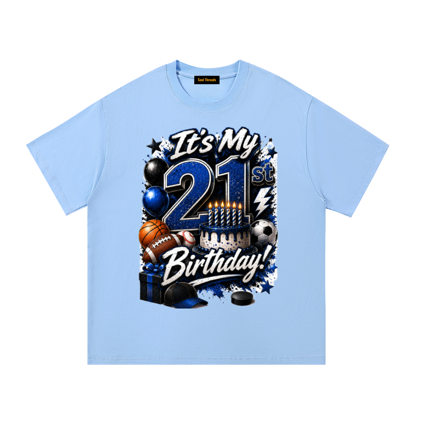 Young Mens 21st Birthday T-Shirt