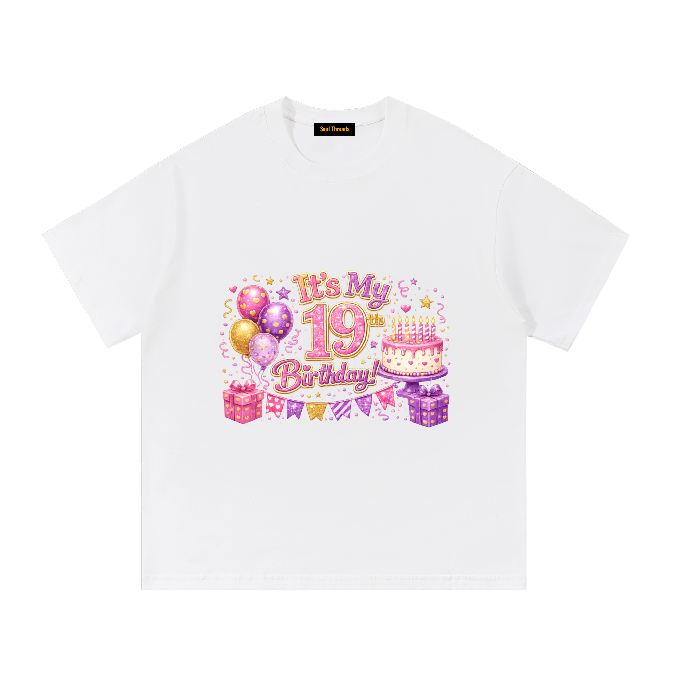 Young Womens 19th Birthday T-Shirt