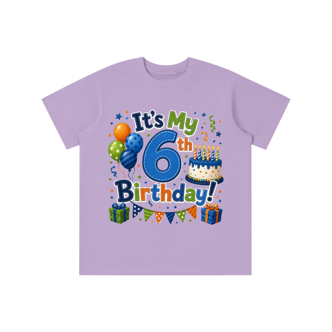 Boys 6th Birthday T-shirt